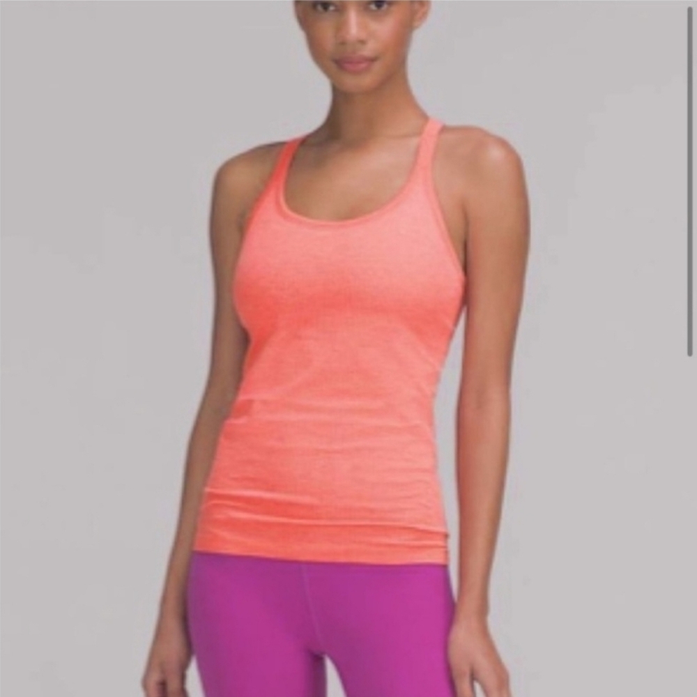 Lululemon Ebb To Street Tank Top Coral